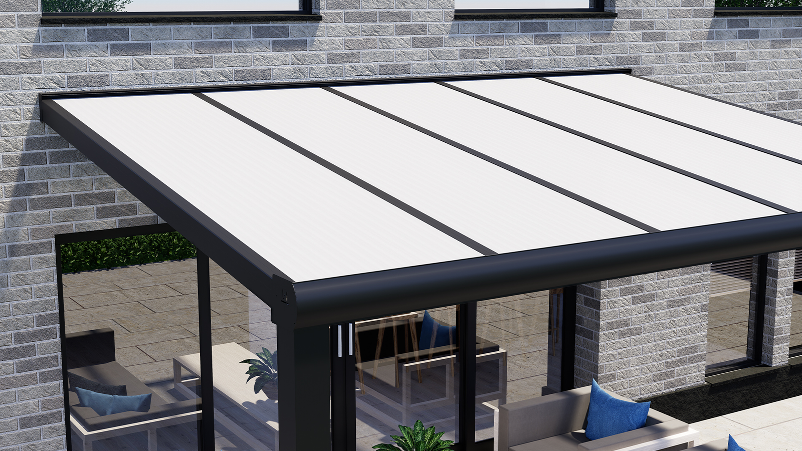 Polycarbonaat Opaal dak